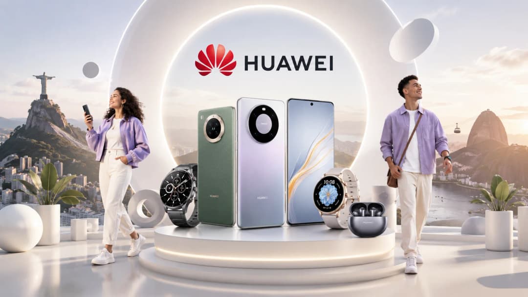 Marca Huawei em case da Agência Mint