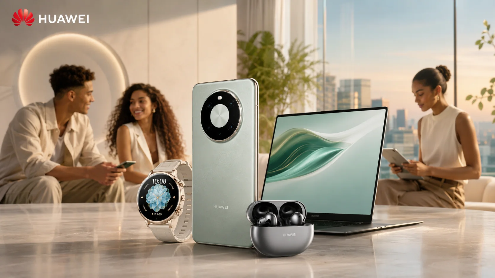 Imagem do case Huawei