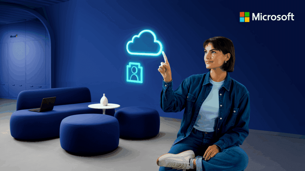 Marca Microsoft em case da Agência Mint