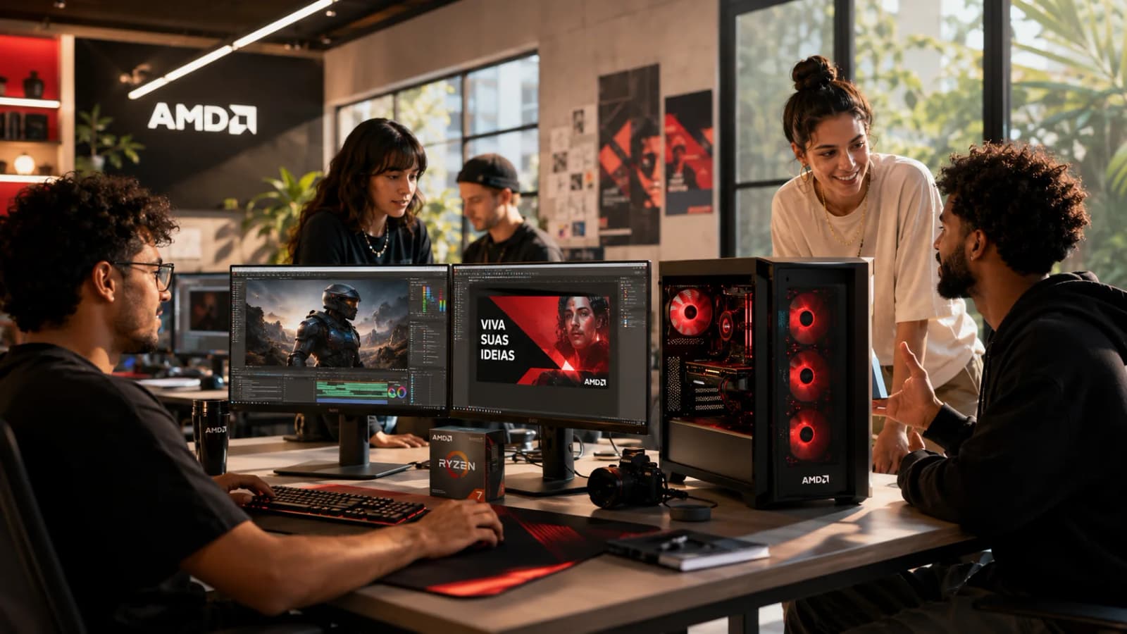 Imagem do case AMD