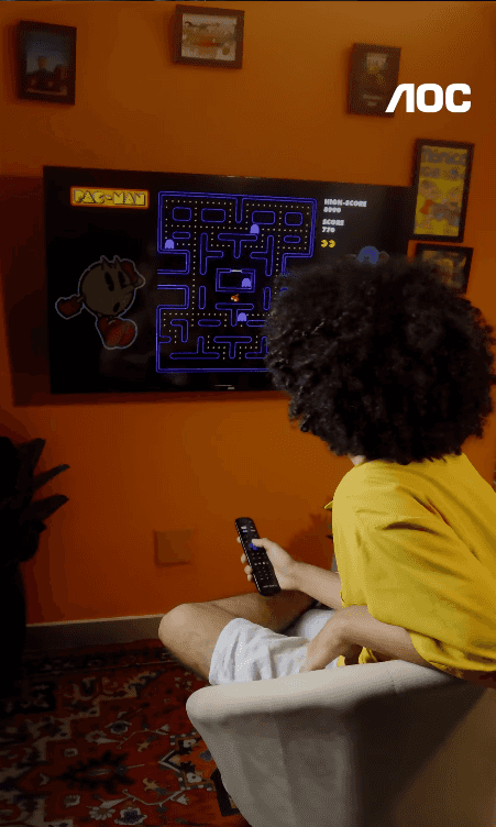 Projeto de creator em ambiente gamer para AOC nos Estúdios Mint